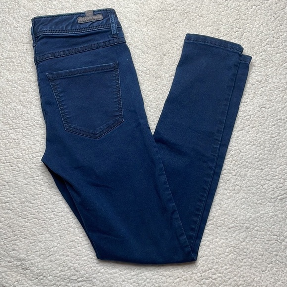 LC Lauren Conrad Denim Dark Jeans Strech Comfy Size 2 Skinny - Picture 7 of 9